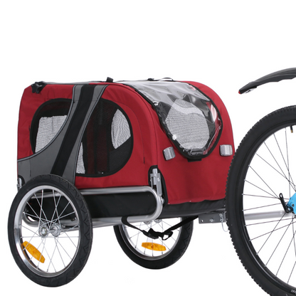 Topmast Hondenfietskar Original - Opvouwbaar - Rood - Medium