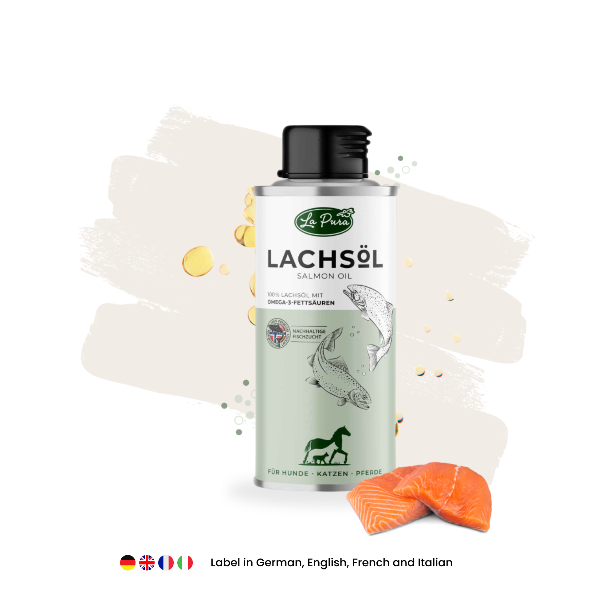 Huile de saumon LaPura 250 ml Kauartikel.com GmbH