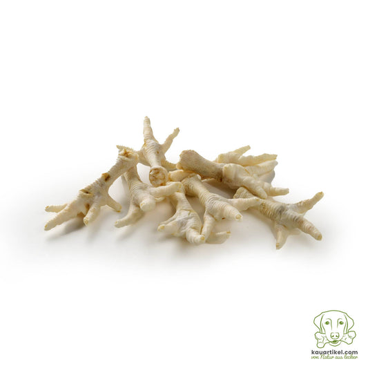 Pieds de poulet blancs dégraissés