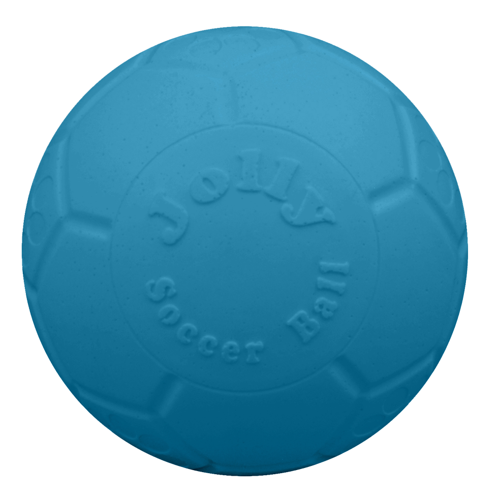 Jolly Ballon de Football 15cm Océan Bleu Hofman Animal Care
