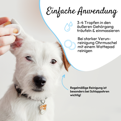 Soin auriculaire PHA pour chiens et chats 100 ml Kauartikel.com GmbH