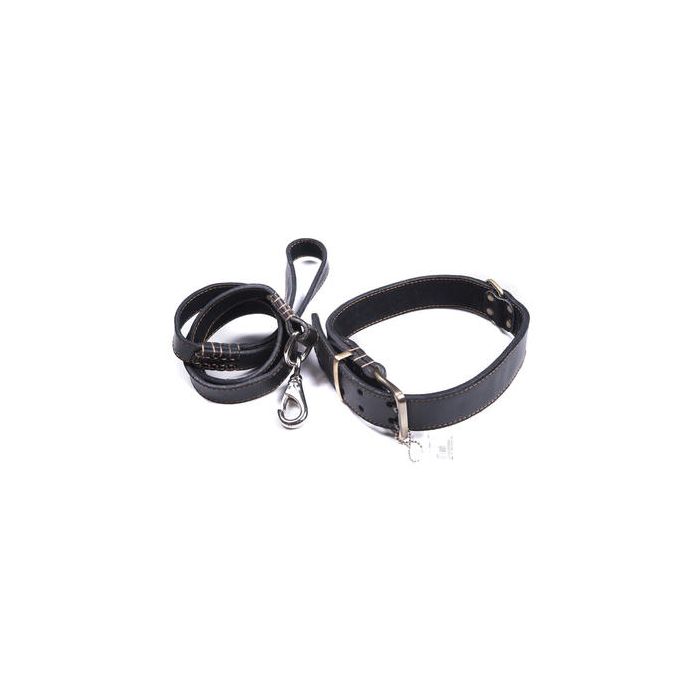 Laisses en cuir pour chien – Noir & Marron – Offre spéciale Trufféo