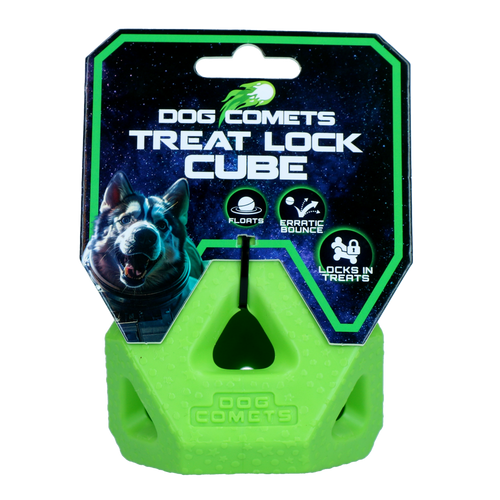 Cube à friandises Dog Comets vert
