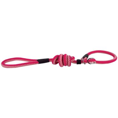 Laisse lasso en corde nylon fluo – Rose Doogy