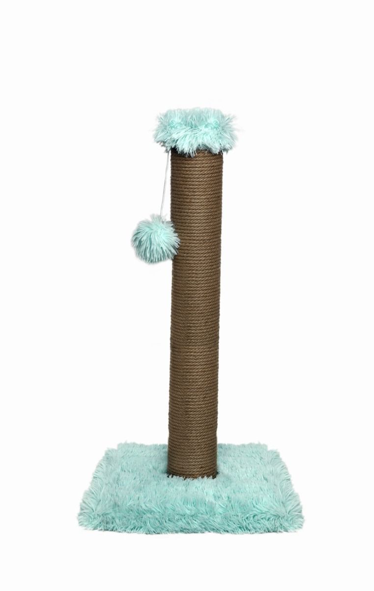 Topmast Krabpaal Fluffy Langhaar Big Pole - Lichtblauw