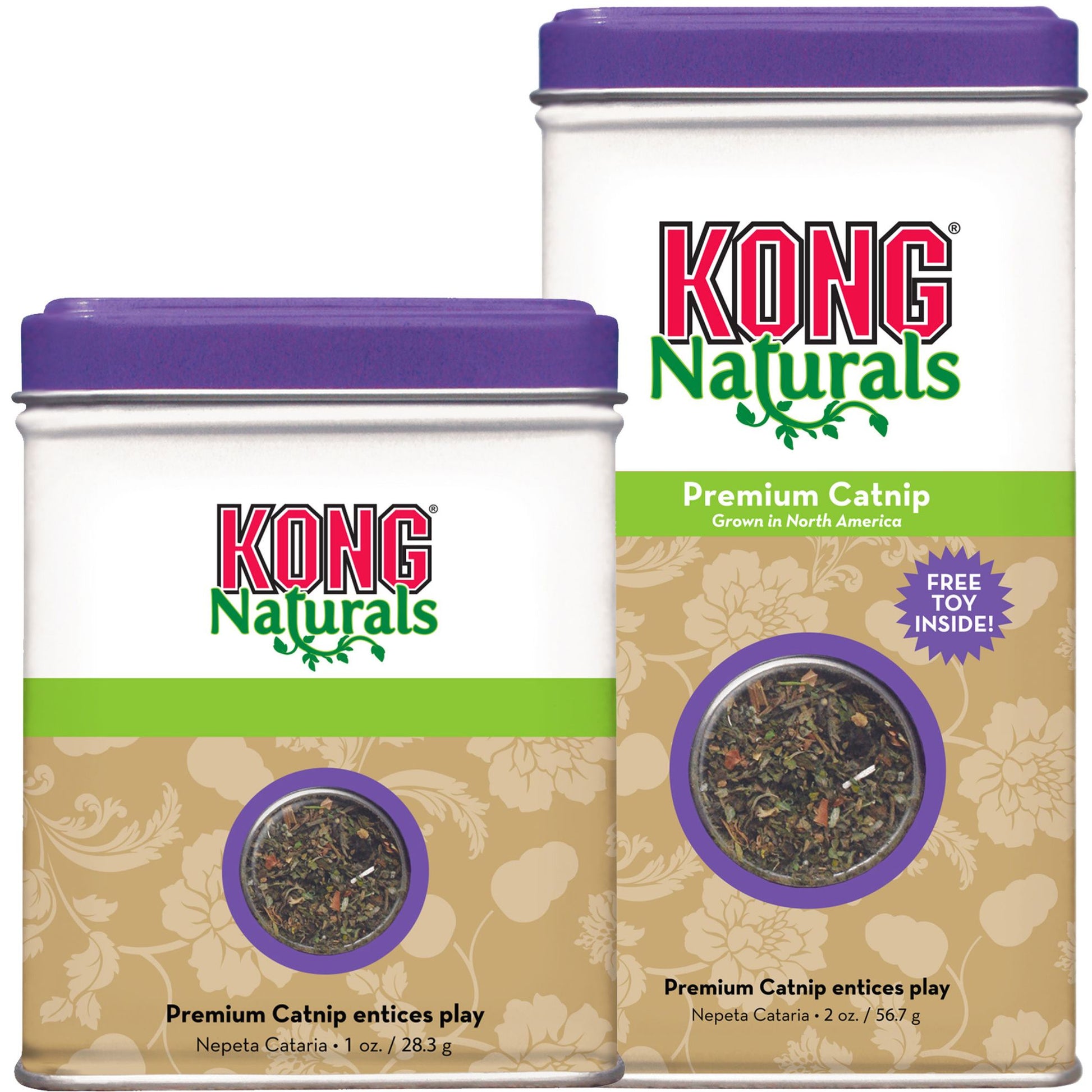 KONG - Herbe à Chat Naturals Premium Catnip 🌿🐱 Petdiscount