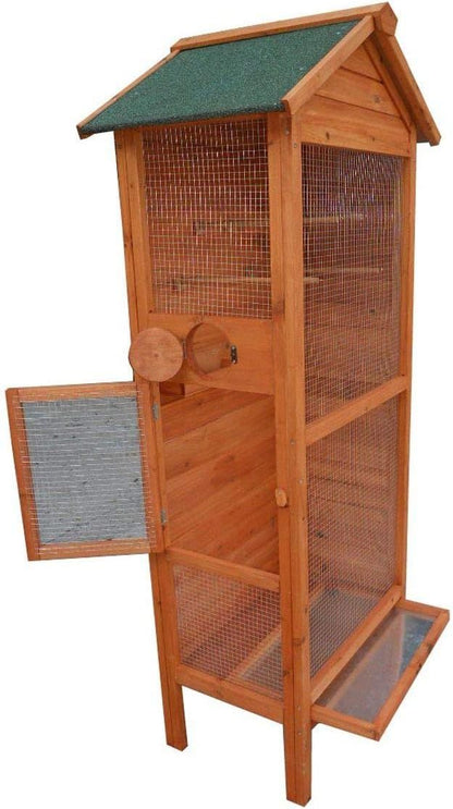 Topmast Vogelvoliere hout 78 x 55 x 158 cm