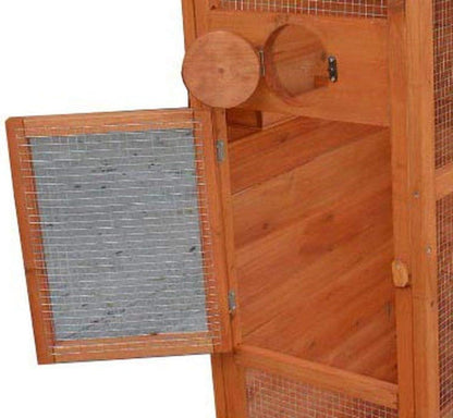 Topmast Vogelvoliere hout 78 x 55 x 158 cm