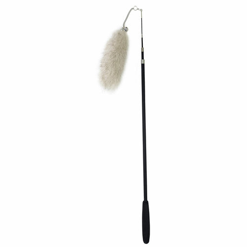 Canne à Pêche Télescopique Fourrure et Grelot – Jouet pour Chat