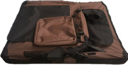 Topmast Nylon Reisbench - Premium Serie - Bruin - Opvouwbaar
