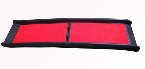 Rampe de voiture pliable Original - Plastique Rouge - Jusqu'à 90 kg
