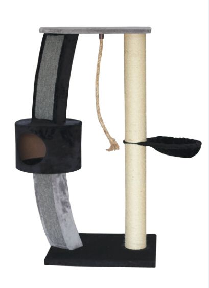Topmast Krabpaal Moondream - Grijs & Zwart - 60 x 50 x 125 cm