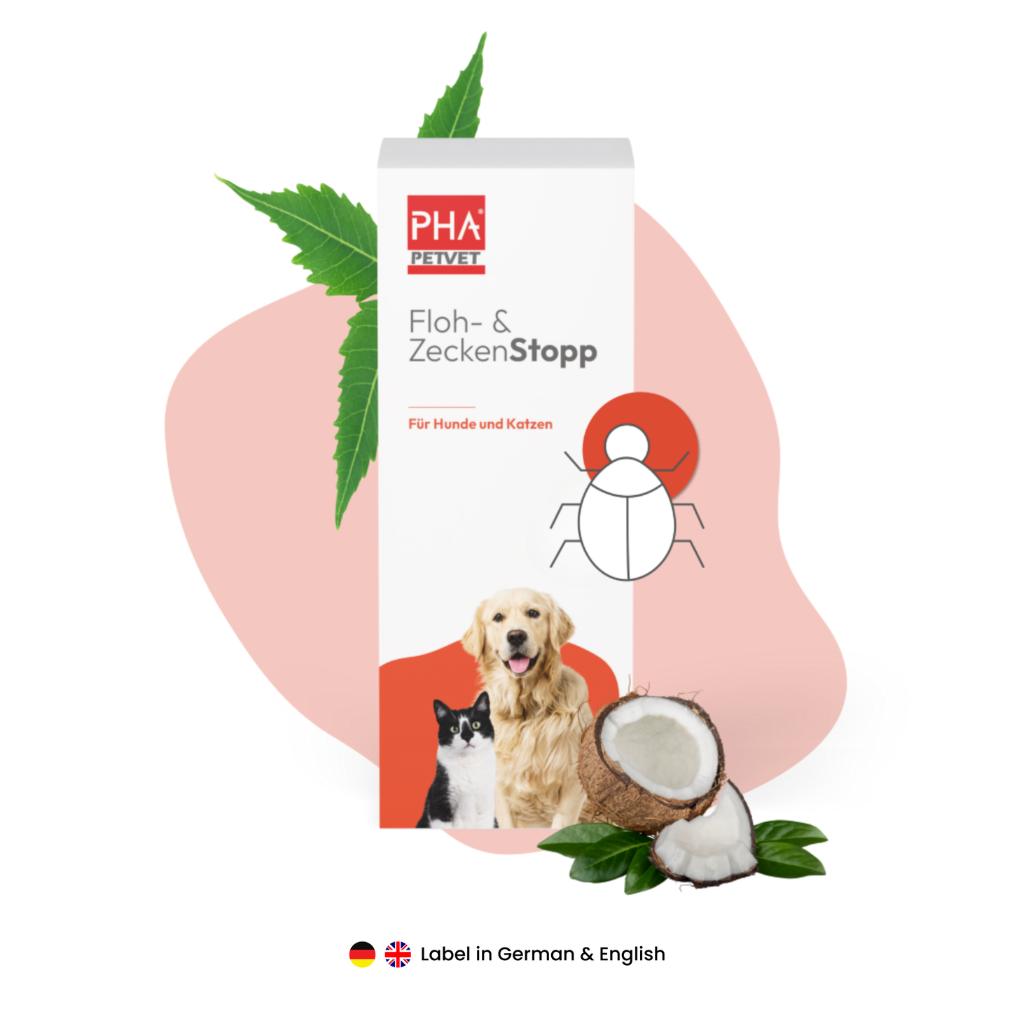 PHA spray anti-puces et tiques pour chiens et chats 100 ml Kauartikel.com GmbH