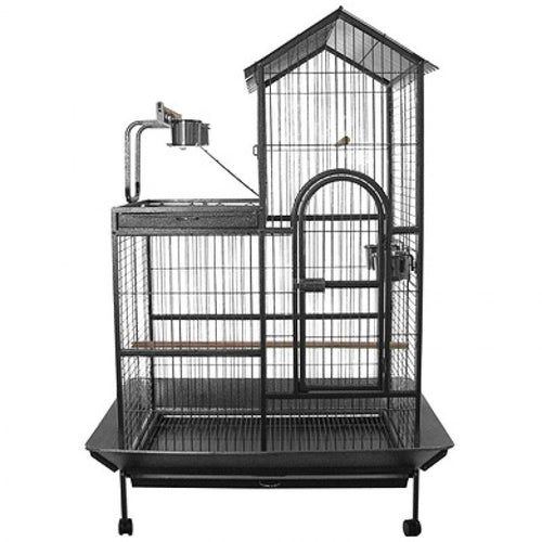 Cage Perroquets TORINO Anthracite 93 x 60 x 160 cm