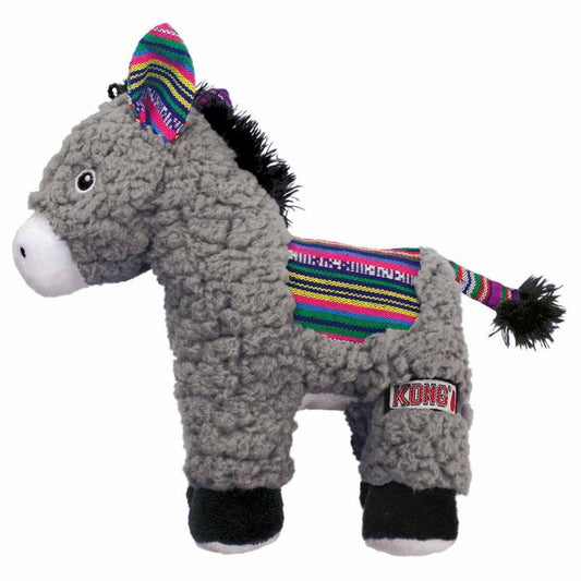 Âne en peluche Kong (avec couineur &amp; bruit froissement)