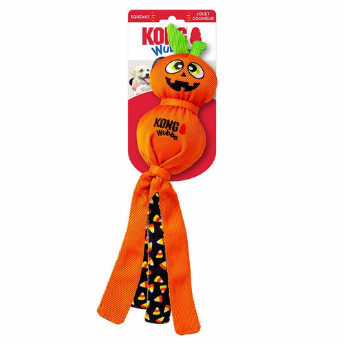 Kong Halloween Wubba Ballistic Multicolored Pumpkin