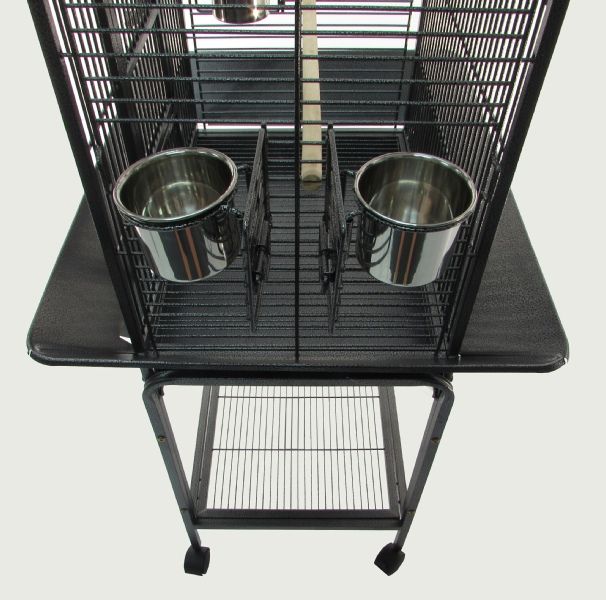 Topmast Papegaaienkooi BOLOGNA Antraciet 56 x 42 x 145 cm