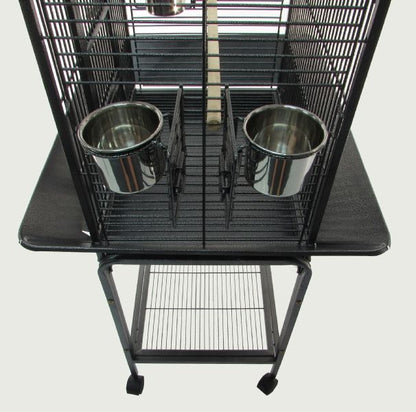 Topmast Papegaaienkooi BOLOGNA Antraciet 56 x 42 x 145 cm