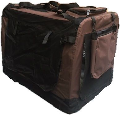 Topmast Nylon Reisbench - Premium Serie - Bruin - Opvouwbaar