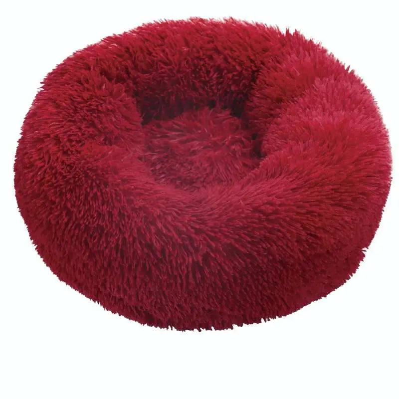 Round Cat Beds House Soft Long Plush Best Pet Dog Bed for Dogs Basket Pet Products Cushion Cat Bed Cat Mat Animals Sleeping Sofa