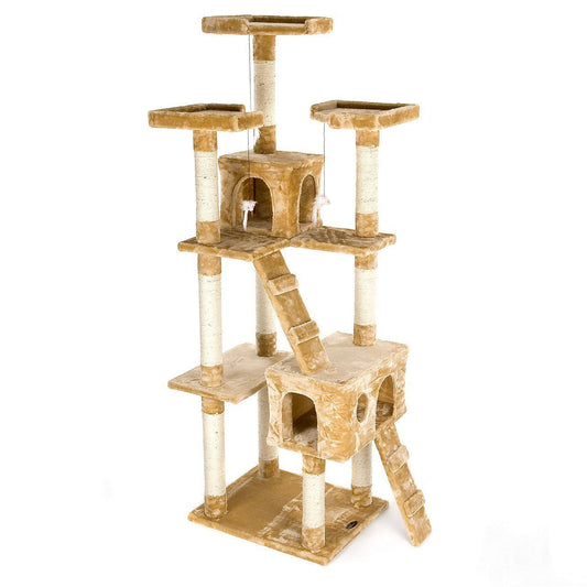 Topmast Krabpaal KIM Beige 50 x 50 x 170 cm