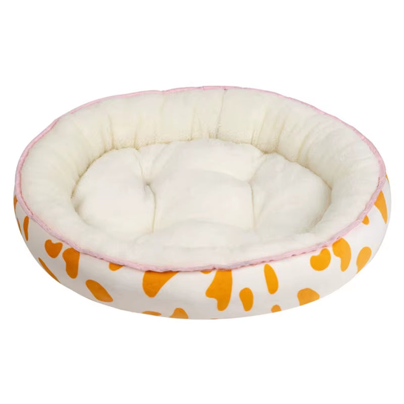 70Cm Dog Bed for Small Medium Dogs Cushion Soft Cotton Winter Basket Warm Sofa House Washable Bed Dog Accessories Pet Supplies