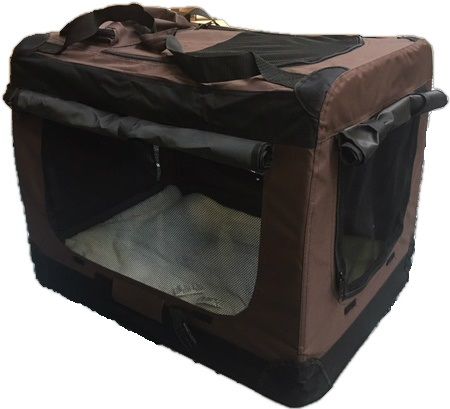 Topmast Nylon Reisbench - Premium Serie - Bruin - Opvouwbaar
