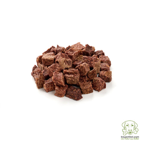 Cubes d'autruche sans conservateurs