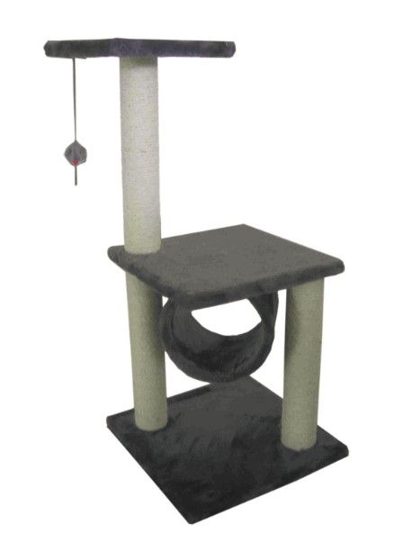 Topmast scratching post NICKY Gray 40 x 40 x 85 cm