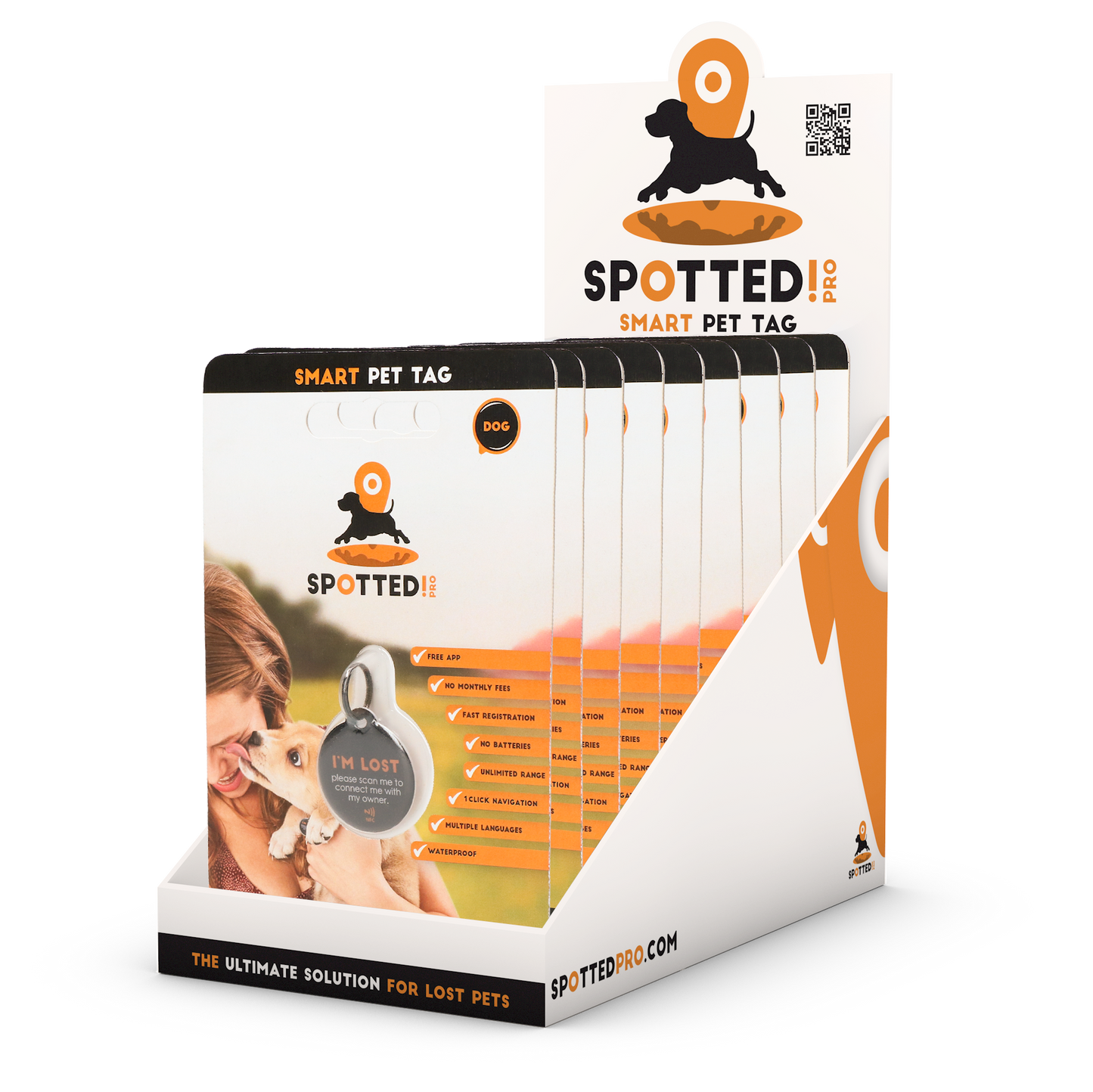 Spotted! Pro Médaille Intelligente pour Chiens et Chats Hofman Animal Care