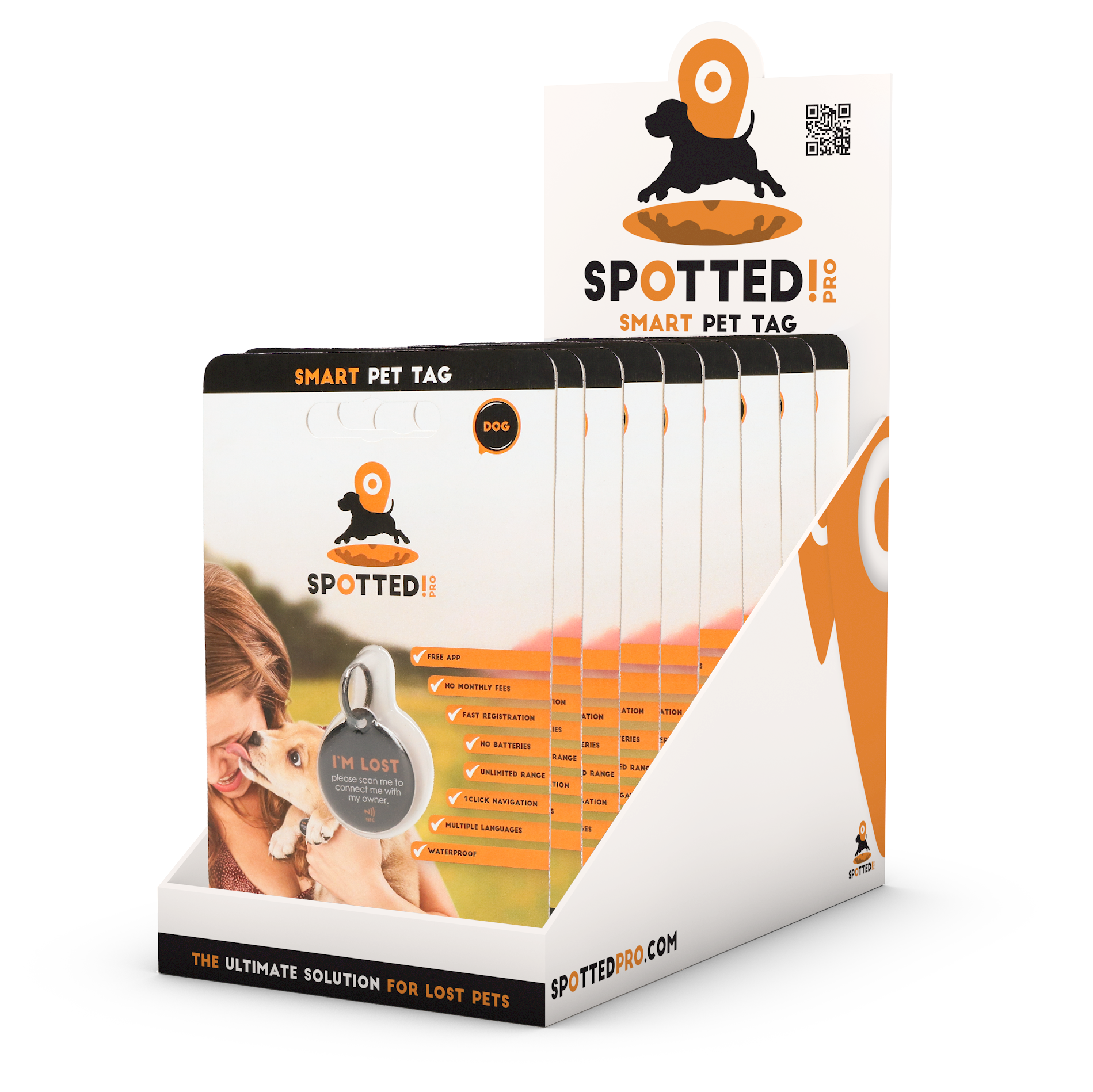 Spotted! Pro Médaille Intelligente pour Chiens et Chats Hofman Animal Care