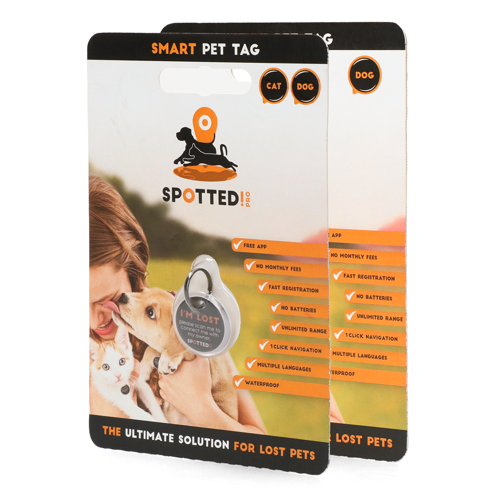 Spotted! Pro Médaille Intelligente pour Chiens et Chats Hofman Animal Care
