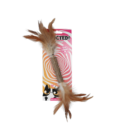 Addicted! Stick with Caterpillar & Feathers