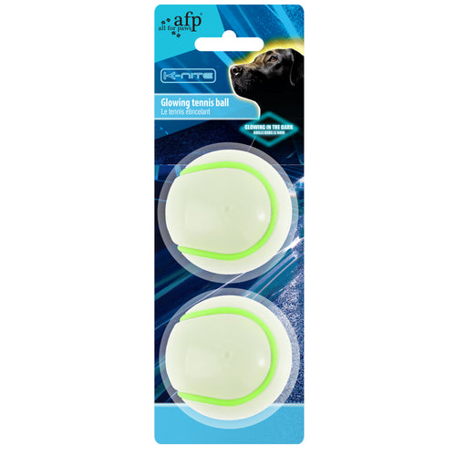 Balle lumineuse pour chien K-Nite – Jeu de nuit avec sifflet intégré