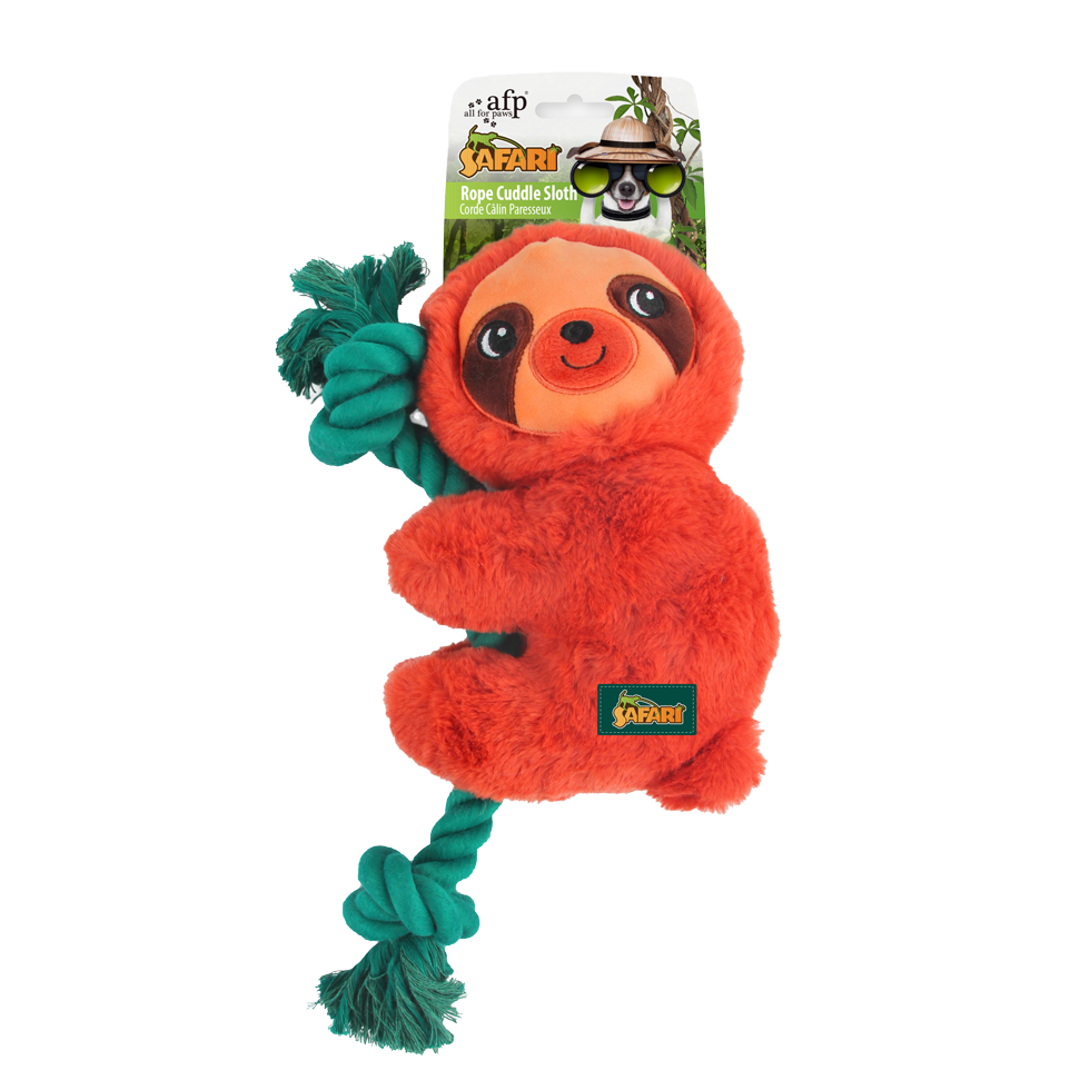 AFP Safari - Paresseux peluche corde pour chien