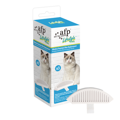AFP Lifestyle 4 Pets - Lot de 3 filtres fontaine