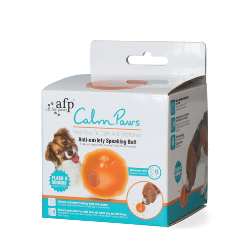 Balle interactive anti-stress avec voix – Apaise votre chien à distance