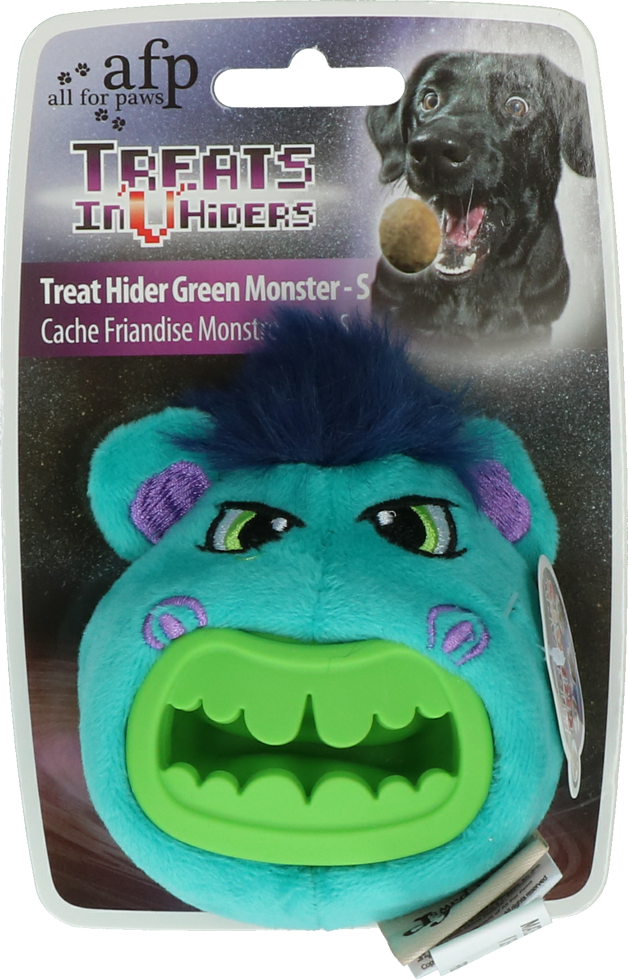 AFP Treats In V Hiders - Petit monstre vert cache-friandises