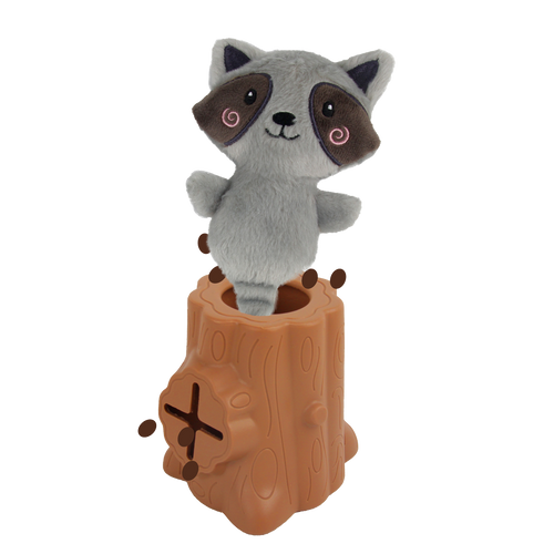 Jouet chien cache-friandises - Arbre Raton Laveur - Jeu interactif