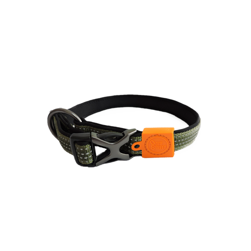 Collier Confort AFP – Néoprène Résistant et Réfléchissant vert olive
