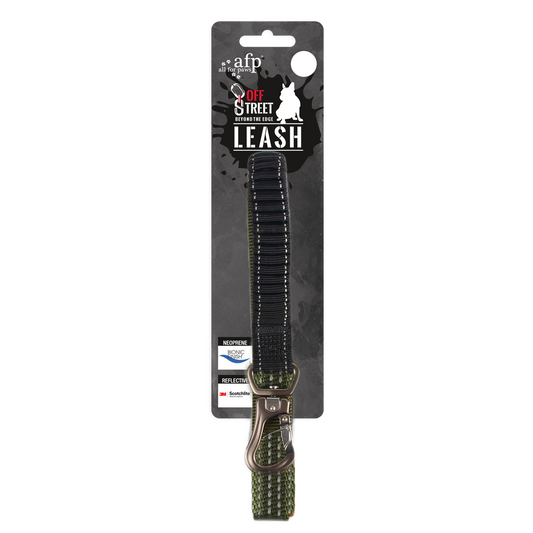 AFP Off Street - Dog Leash Olive Green M