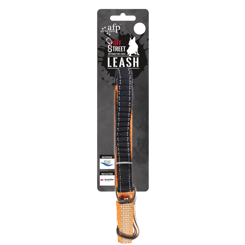 AFP Off Street - Dog Leash Tangarine M