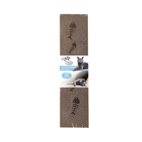 Griffoir carton pour chat avec cataire – Double face & design épuré