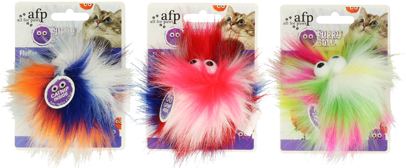 AFP Furry Ball - Fluffy Ball Yellow