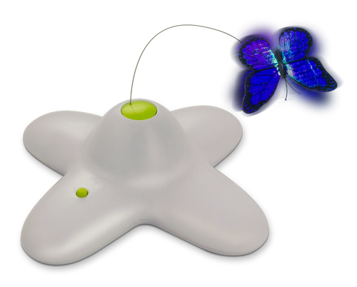 Jouet interactif chat papillons tournants – Stimulation & exercice