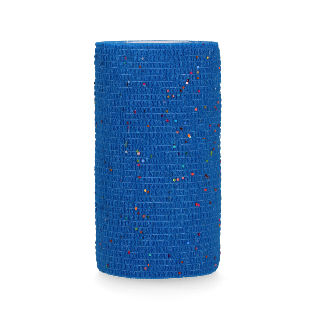 Animal Glitter 10 cm bleu