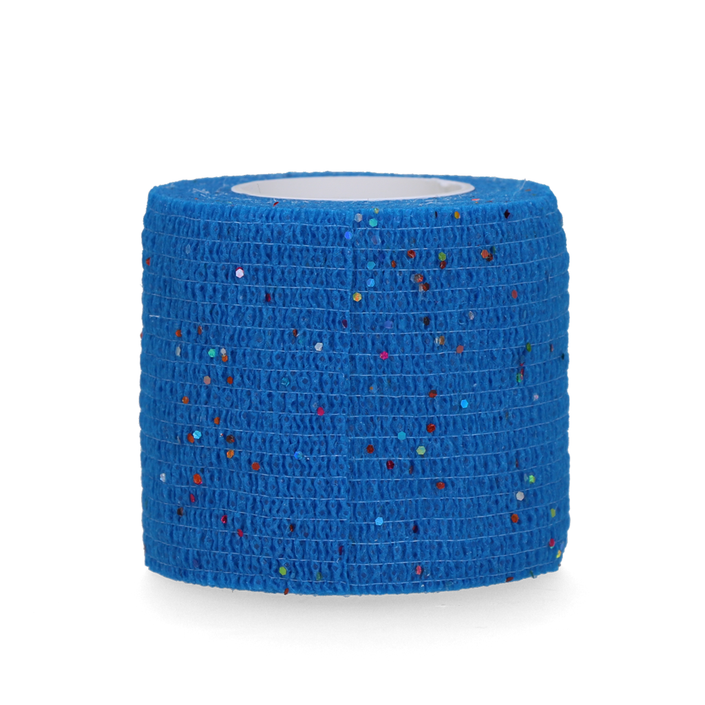 Animal Glitter 5 cm bleu