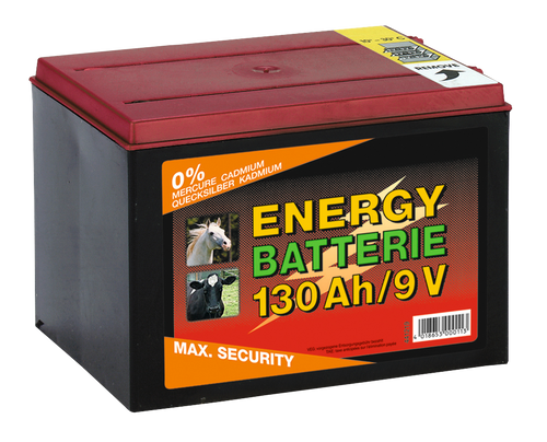 Batterie sèche 9V/55Ah (H11.5 x L16.5 x W11,2 cm) 130 Ah