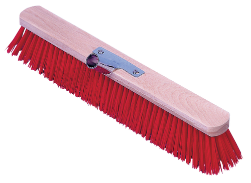Balai d'écurie Euro Stal (fibres PVC rouges)