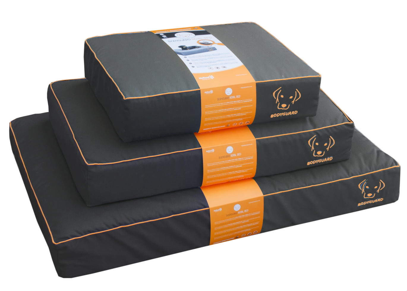 Bodyguard Royal Bed Grey S